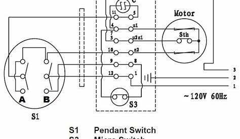 Chicago Electric Hoist Wiring Diagram - Wiring Diagram and Schematic Role