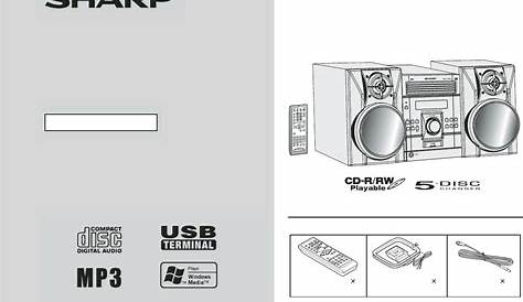Sharp Stereo System XL-UH240 User Guide | ManualsOnline.com