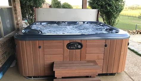 Hot Springs Envoy 5 person Hot Tub w/ steps and cover cradle cover