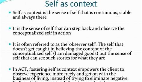 PPT - Self as context PowerPoint Presentation, free download - ID:3196957