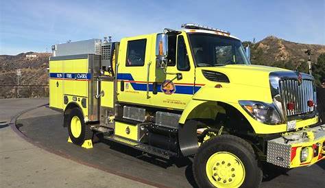 LAFD Takes Delivery of New Wildland Fire Engines from California Office