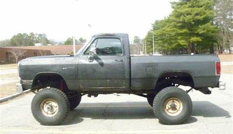 Buy used 1990 dodge Cummins 12 valve w250 5 speed short bed lifted 9