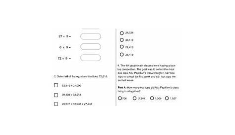 math quizzes for 4th graders