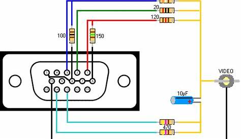 rca to vga converter circuit diagram