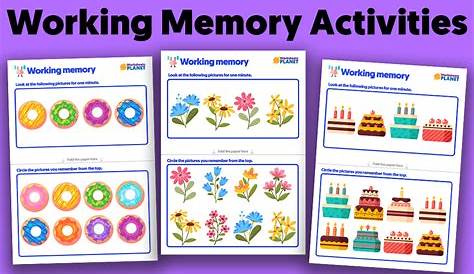 Memory Skills Activities for Kids | Memory Skills Exercises Worksheets