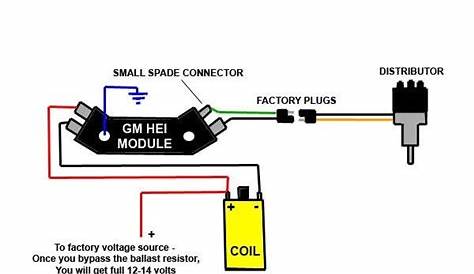 2 wire hei distributor wiring diagram