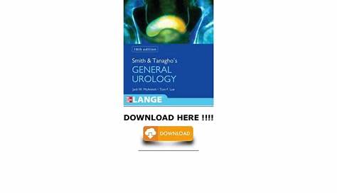 smith and tanagho's general urology 18th edition pdf free download