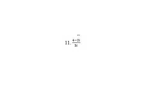 Dividing Complex Numbers Worksheet (pdf) and Answer Key. 24 scaffolded