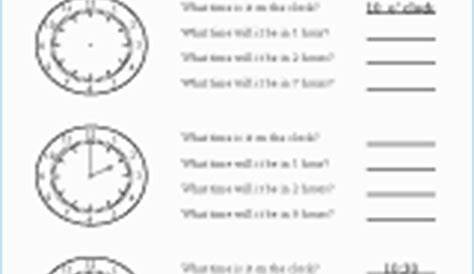 time worksheet for grade 2 pdf