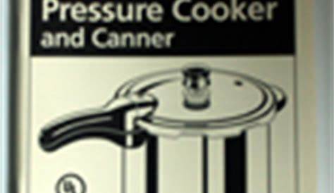 Presto Canner-Cooker Recipe and Instruction Books - Pressure Cooker Outlet