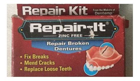 Dentemp Emergency Denture Repair Kit - 3 Piece for sale online | eBay