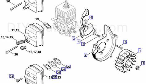 Stihl BG 55 C Blower (BG55C) Parts Diagram, Ignition System-Muffler