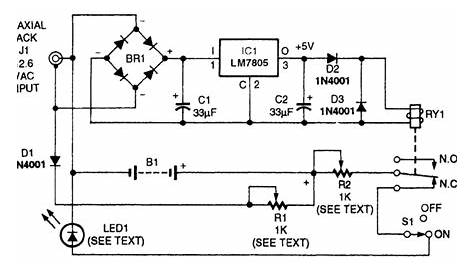 rechargeable led circuit diagram