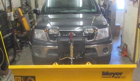 Meyer Drive Pro 6' 8" SOS Plow installed on a 2010 Nissan Frontier