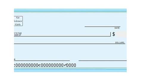 Free Blank Check Templates for Kids (Activities for Kids Included) - Go