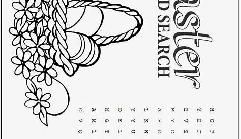 7 Easter Word Searches Printable - Intermediate