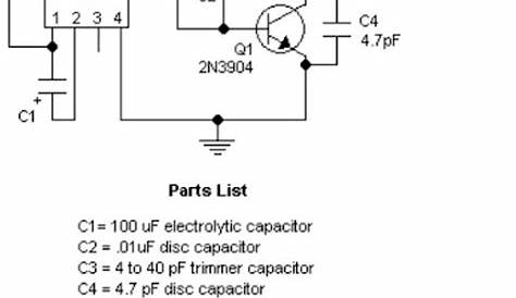 fm transmitter diagram schematics