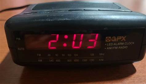 Gpx Alarm Clock Radio D509