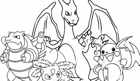 Pokemon Coloring Pages: Printable PDF (Updated) » Print Color Craft