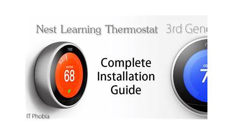 Nest Thermostat Instructions Pdf