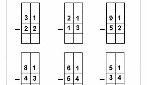 subtracting with regrouping worksheets
