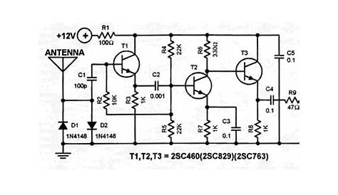 mobile signal booster circuit diagram
