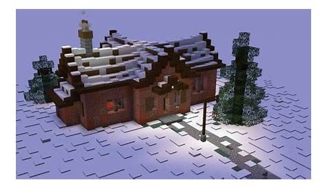 Small cozy winter cabin Minecraft Map