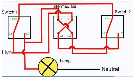 schematic of a three way switch