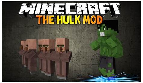 Minecraft: THE INCREDIBLE HULK MOD! - YouTube