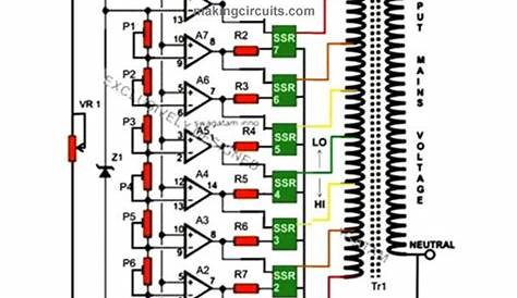 automatic voltage stabilizer circuit diagram pdf