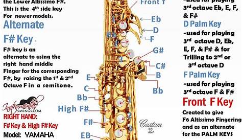 alto sax parts diagram