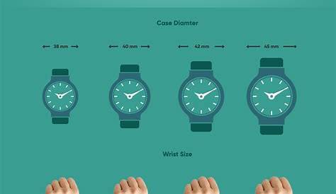 size chart watch size guide wrist female