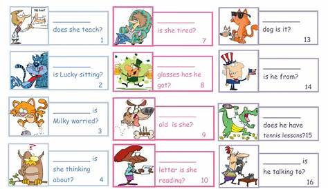 Question words: English as a Second Language (ESL) worksheet