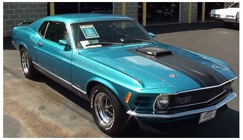 1970 Ford Mustang Mach 1 351 Cleveland V8 Fastback - YouTube