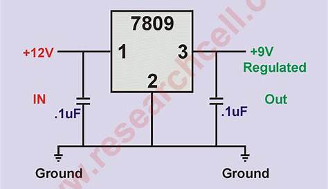 7809 Pin and Circuit Diagram » Research Cell