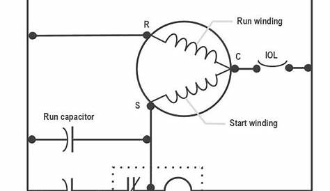 oval run capacitor wiring diagram