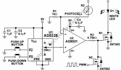Automatic Control for LCD Panel Backlight | Simple Circuit Diagram