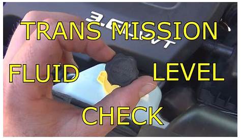 How to check transmission fluid in a 2012 Dodge Journey - YouTube