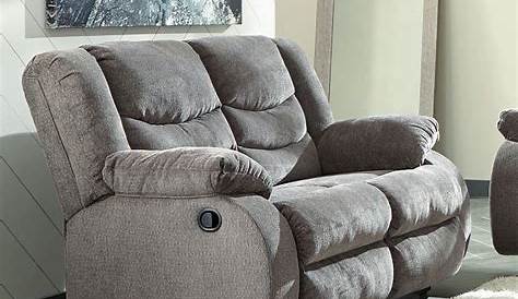 Tulen Gray Reclining Loveseat Signature Design | Furniture Cart