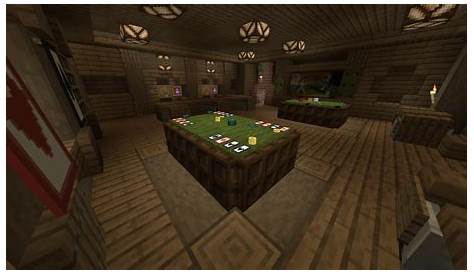 My friend Billyjoe made this Poker table in this Bar I Made (Survival
