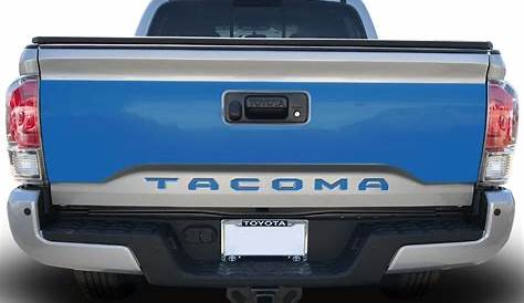 Vinyl Tailgate Graphics for Toyota Tacoma – RacerX Customs | Auto Graphics, Truck Grilles and