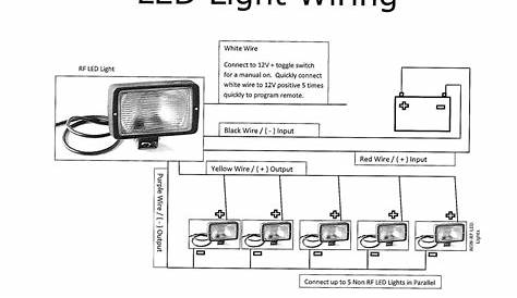 2-wire led light wiring diagram