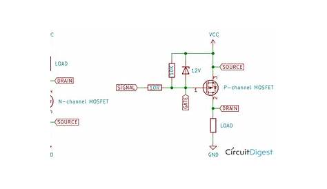 power mosfet circuit diagram