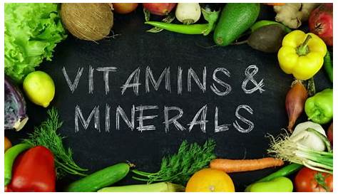 Vitamin & Mineral Nutrient Chart Guide – Core Balance Movement