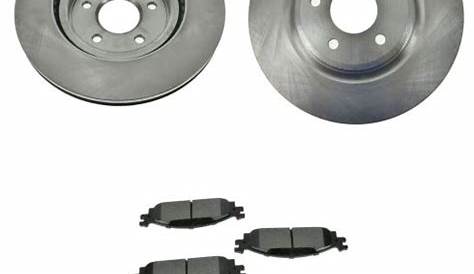 2011-2013 Ford Explorer Brake Pad & Rotor Kit Front Semi-Metallic
