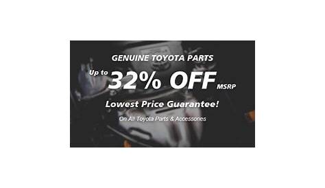 Genuine Toyota Tacoma Parts and Accessories at ToyotaPartsDeal