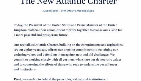 what was true about the atlantic charter
