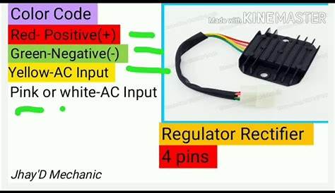 5 wire regulator rectifier wiring diagram