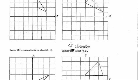 rotations about a point worksheet