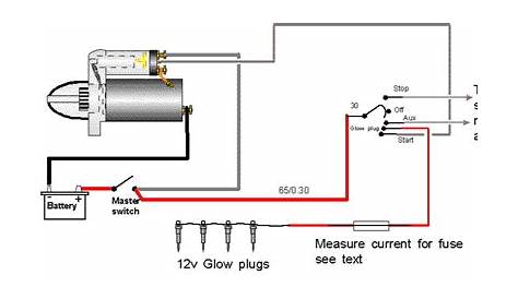 glow plug timer circuit diagram